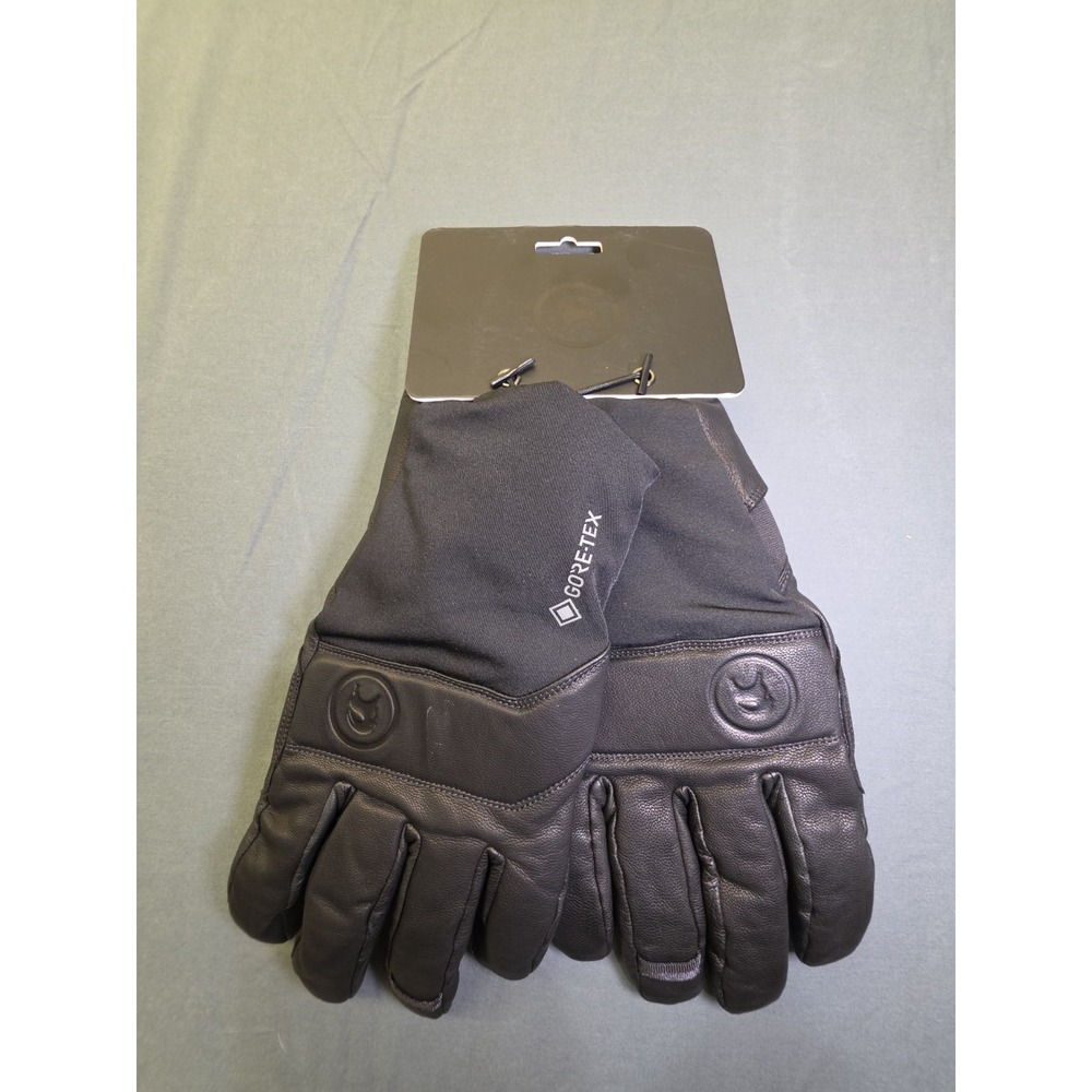 NEW Goretex Mens Winter Gloves Black LG Large Winter Clothes Back Country